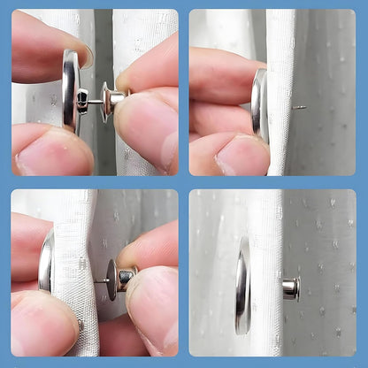AuraClip™ – 10 Pairs Magnetic Curtain Closure Patch (50% Off)