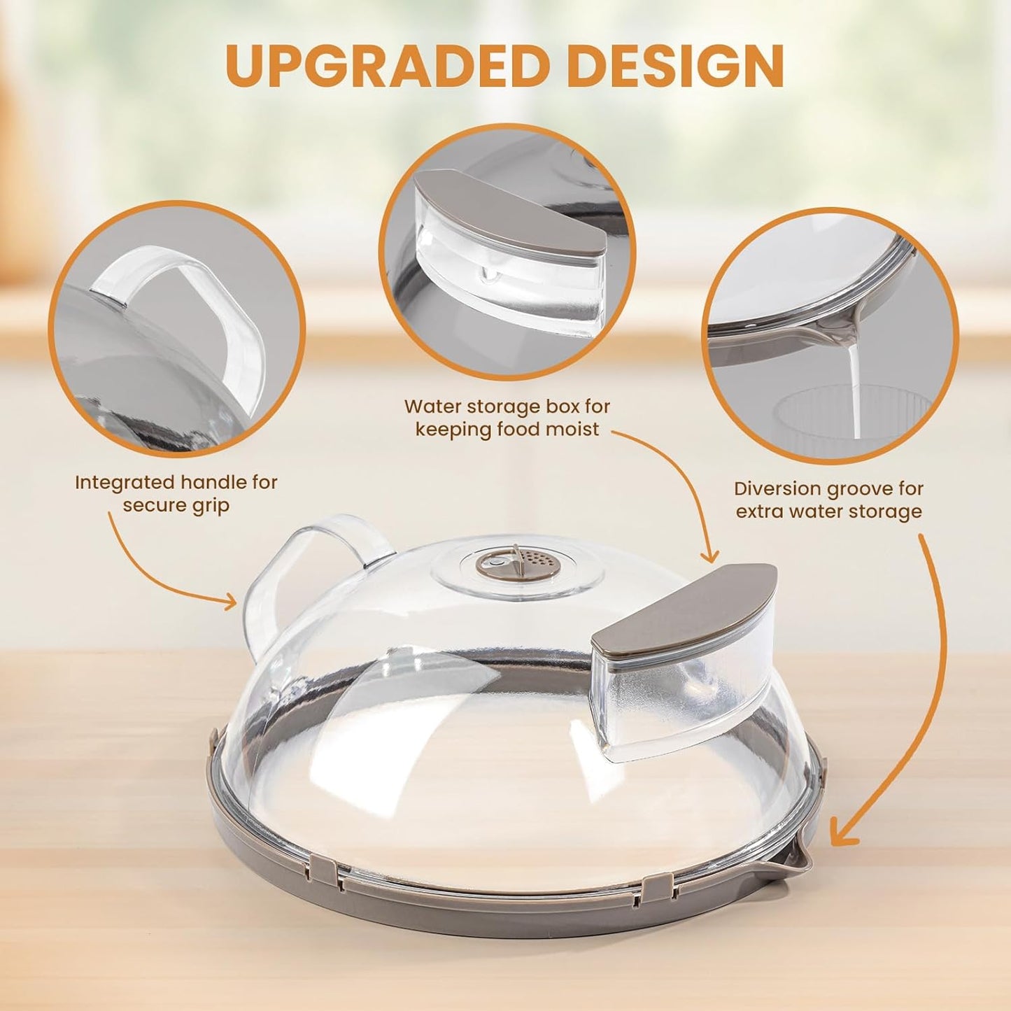 Culinara™ - Clear Microwave Steaming Lid (50% Off)