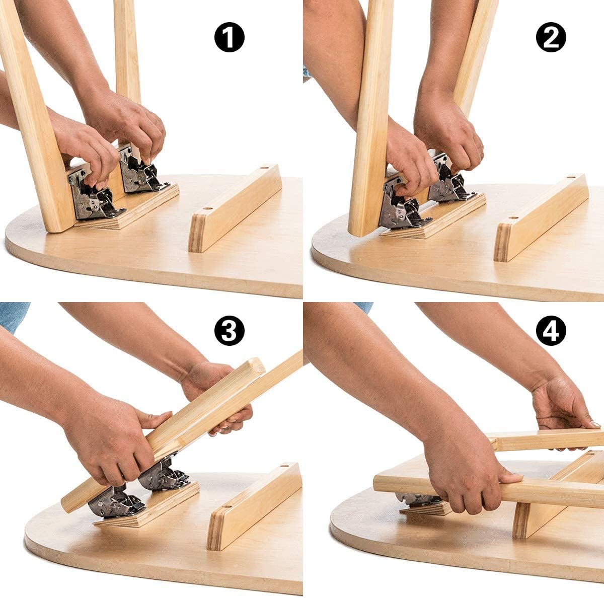 Hingeon™ – Space-Saving Self-Locking Table Hinge (50% Off)