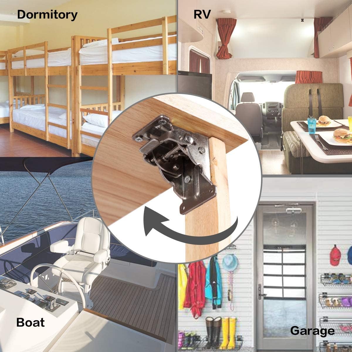 Hingeon™ – Space-Saving Self-Locking Table Hinge (50% Off)