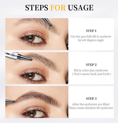 Azure™ - Waterproof 3D Microblading Brow Pencil (1+1 Free) - Evesbury