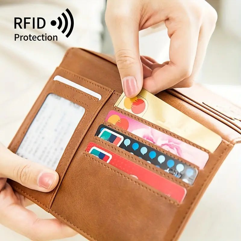 Traveluxe™ - RFID Passport Wallet for Secure Travel (50% Off) - Evesbury