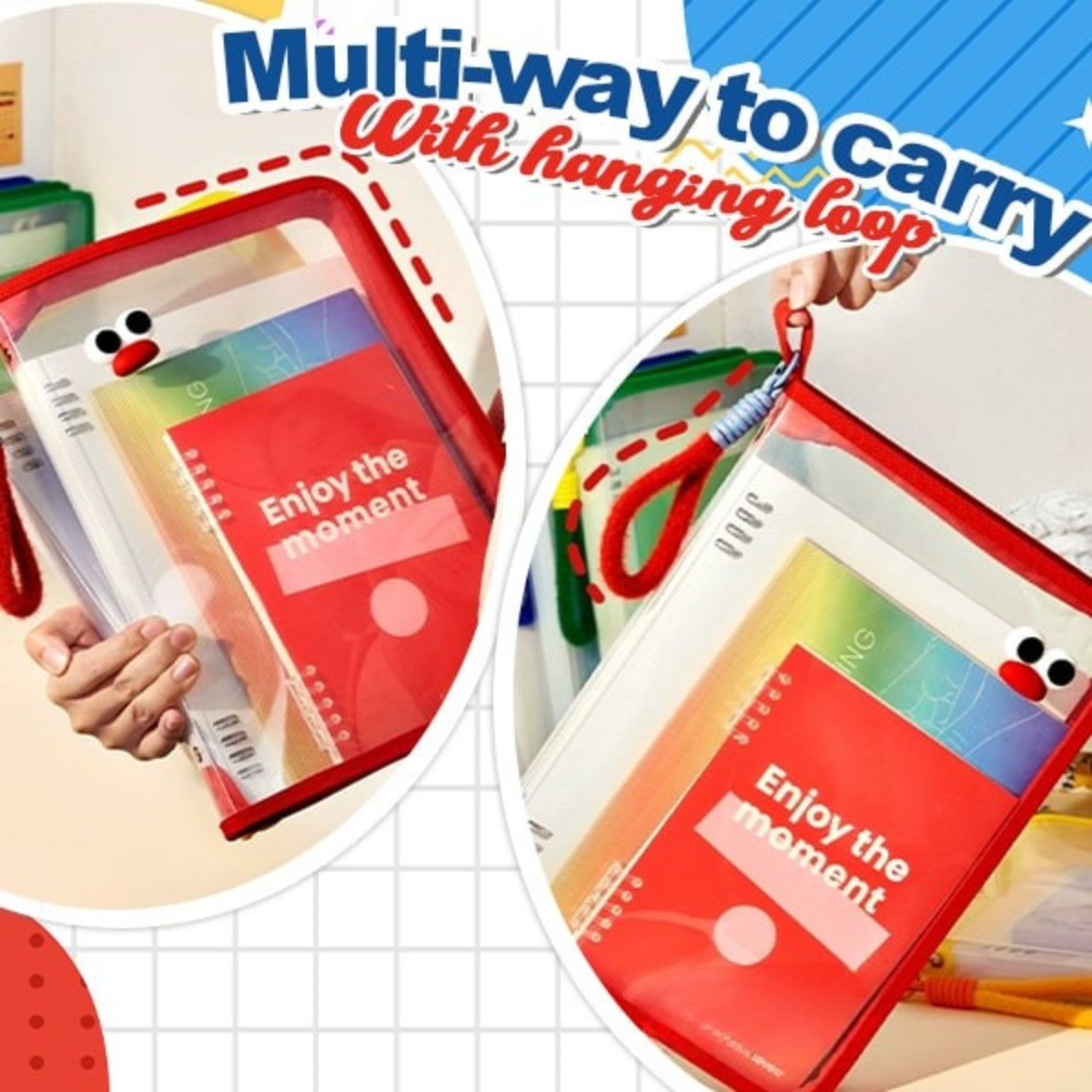 Claryn™ - Stationery Organizer Folder Bag (50% Off)