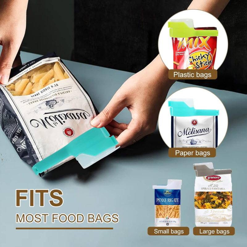 Clipora™ - Resealable Pour Spout Bag Clips (50% Off)