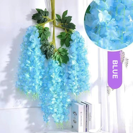 Florenza™ - Artificial Wisteria Flowers For an Elegant Home (12 Pieces) - Evesbury