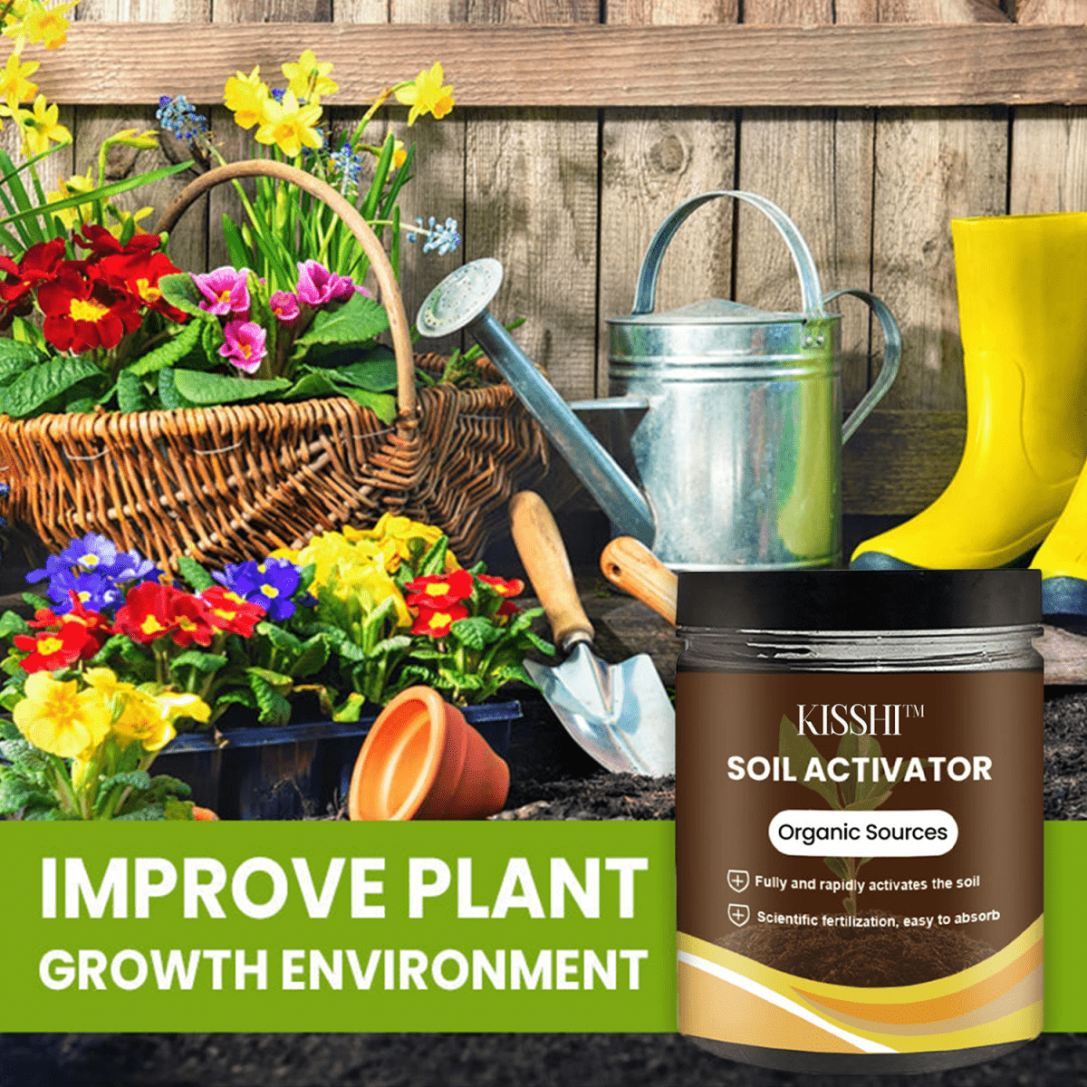 KISSHI™ - Soil Activator ACE 5 (1+1 Free) - Evesbury