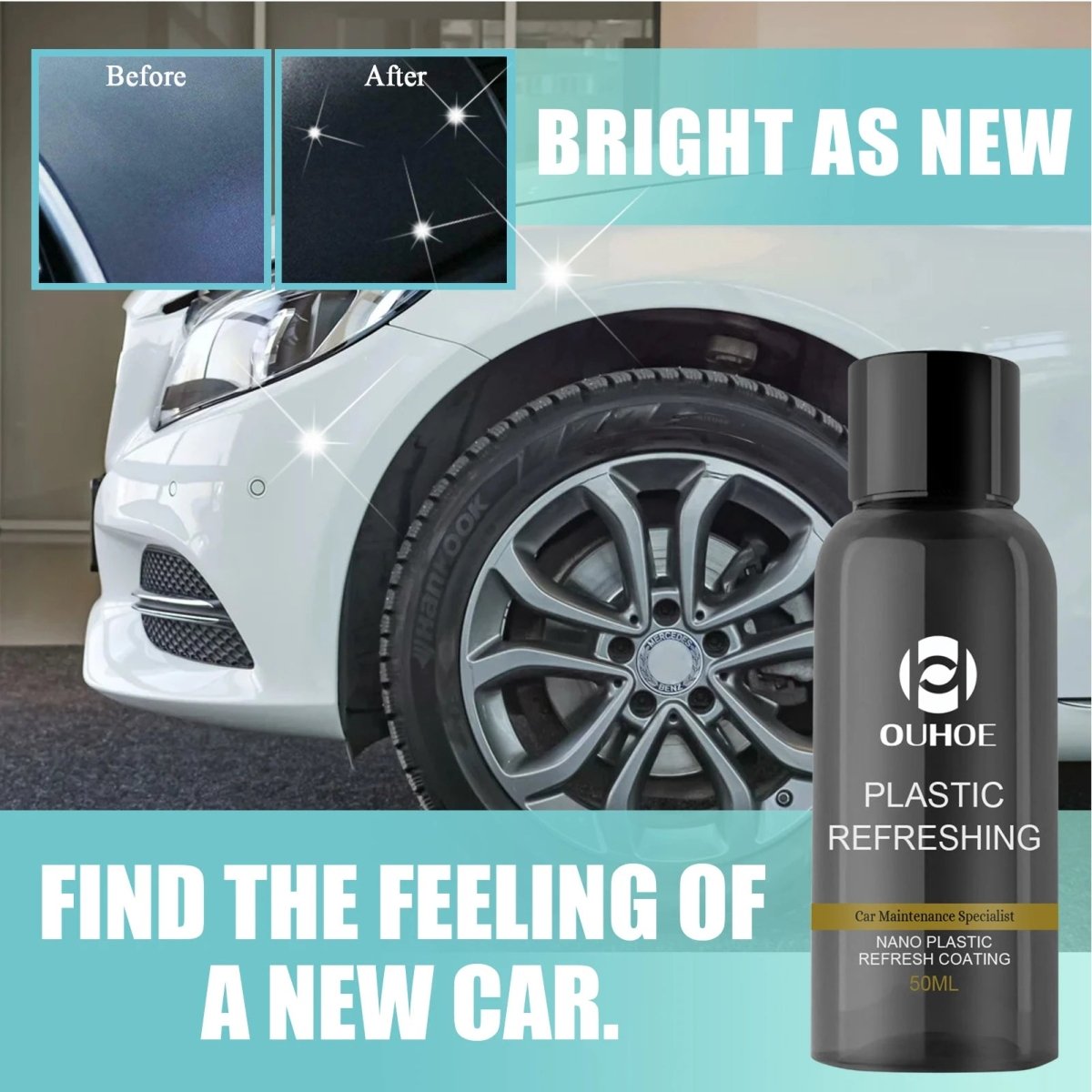 Ouhoe™ - Plastic Coating for Lasting Shine (1+1 Free) - Evesbury