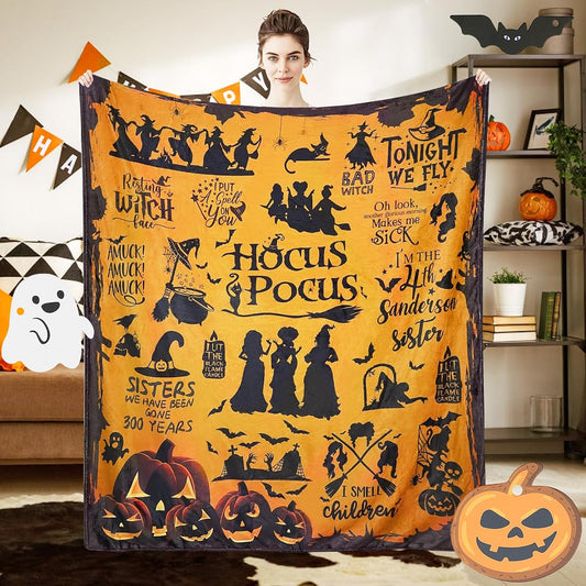 Witchwick™ – Halloween Witch Throw Blanket  (50% Off)