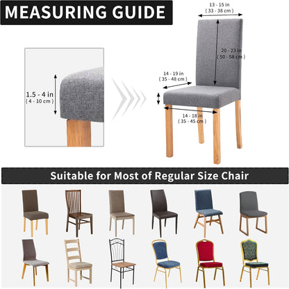 Chairmella™ - Premium stretch chair covers for durable protection Jacquard (50% Off)