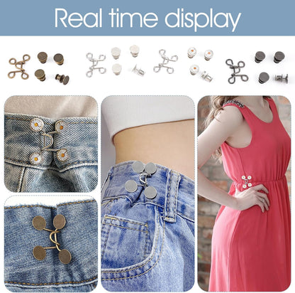 Waistella™ – Reusable Button Tightener for Better Fit (2+2 Free)