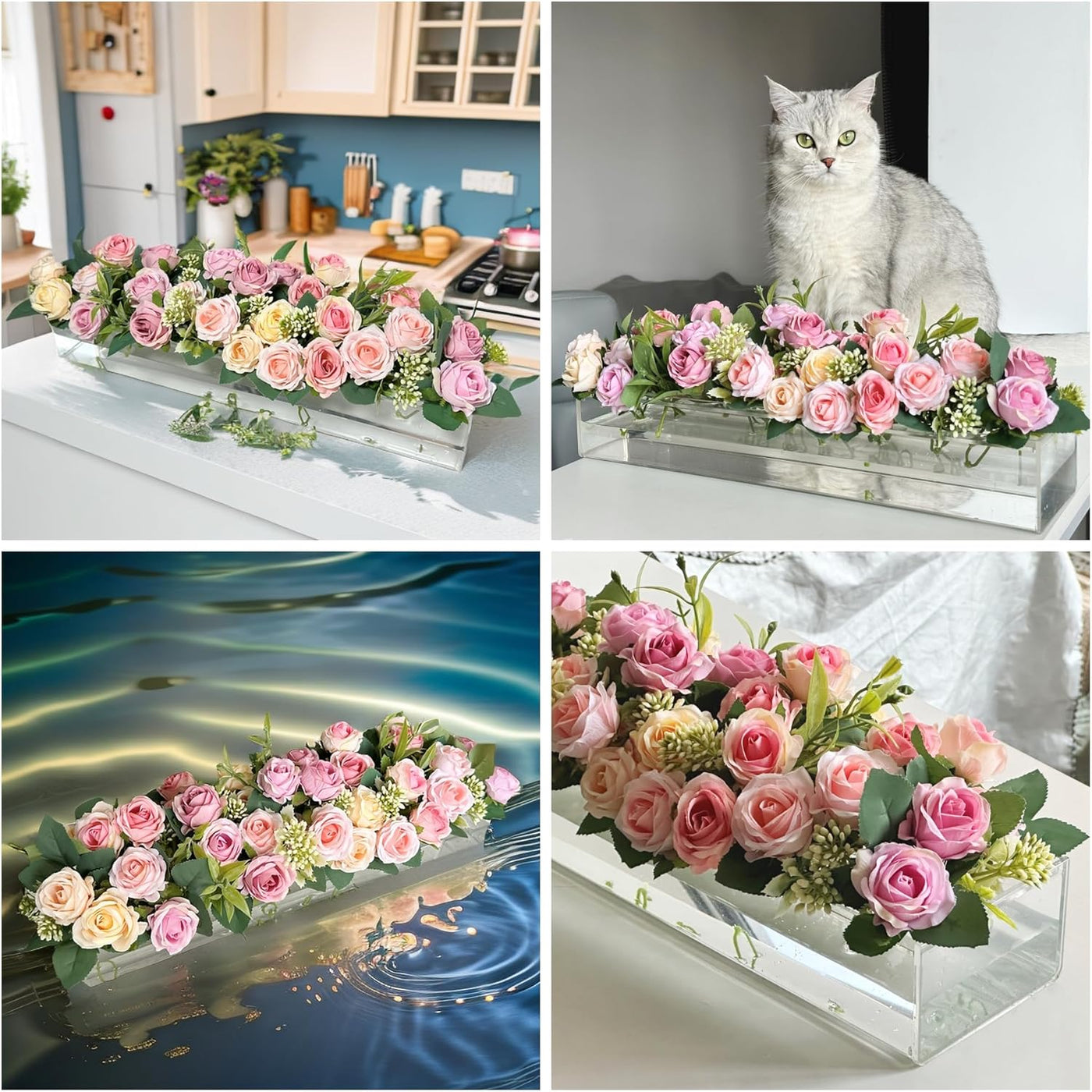 Florenza™ - Floating Bouquet Vase for Stunning Floral Displays (40% Off)