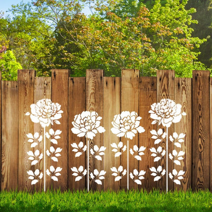 Florenza™ - 6 Large Flower Stencils for Garden Makeovers (50% Off) - Evesbury