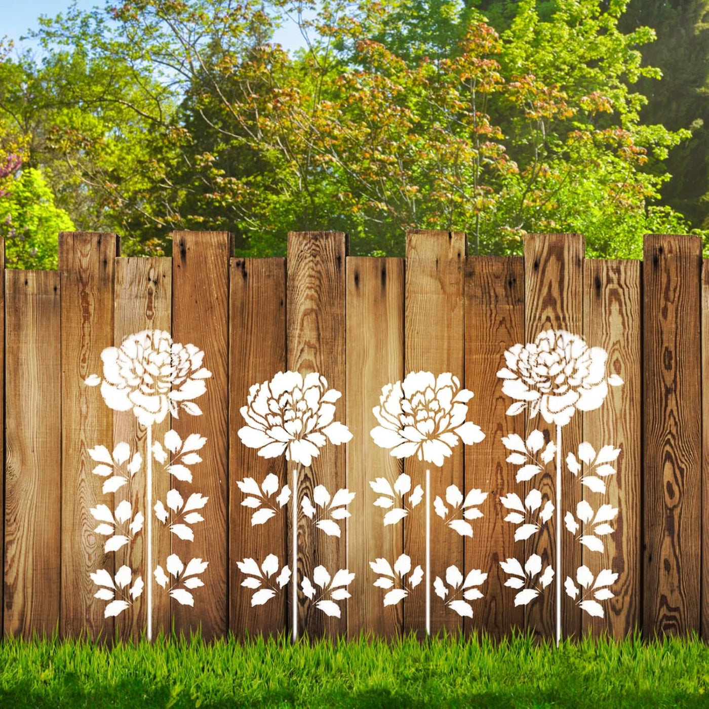 Florenza™ - 6 Large Flower Stencils for Garden Makeovers (50% Off)