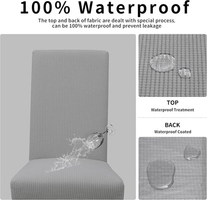 Chairmella™ - Premium stretch chair covers for durable protection Jacquard (50% Off)