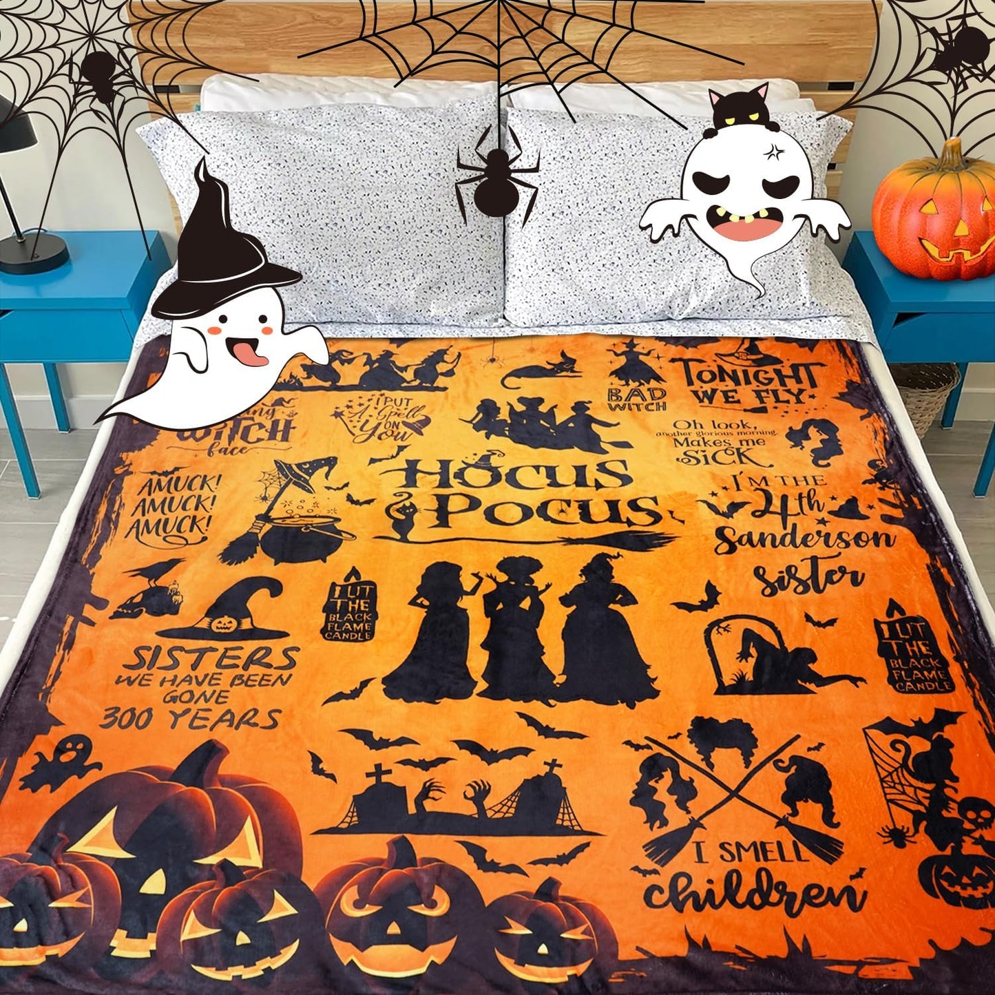 Witchwick™ – Halloween Witch Throw Blanket  (50% Off)