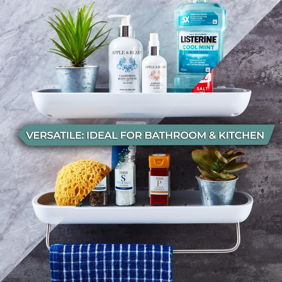 Barea™ - Space - Saving Shower Shelf for Easy Access - Evesbury