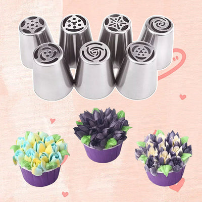 Bakerose™ - 7-Piece Piping Set for Perfect Icing Flowers (40% Off)