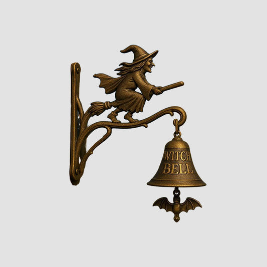 Hexdoor™ – Cast Iron Witch Welcome Bell  (50% Off)