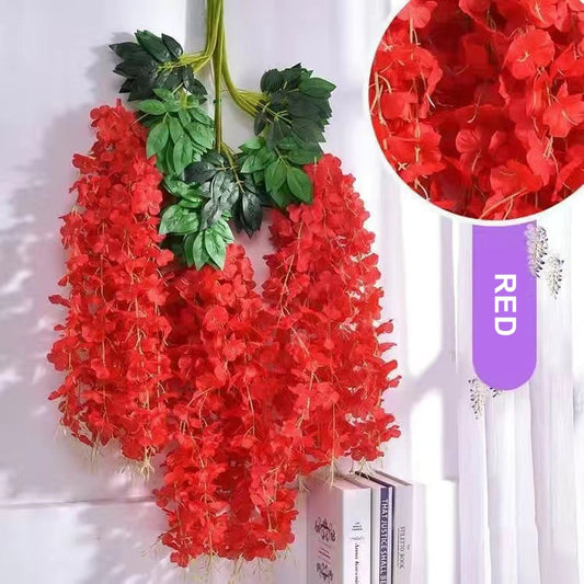 Florenza™ - Artificial Wisteria Flowers For an Elegant Home (12 Pieces) - Evesbury