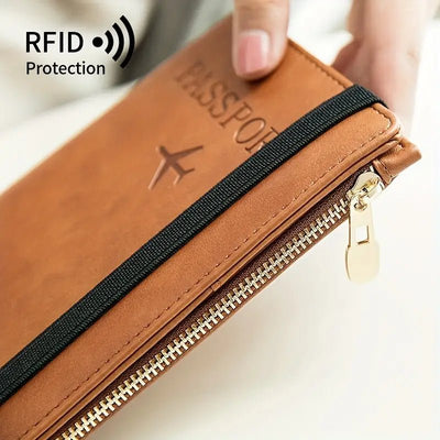 Traveluxe™ - RFID Passport Wallet for Secure Travel (50% Off) - Evesbury