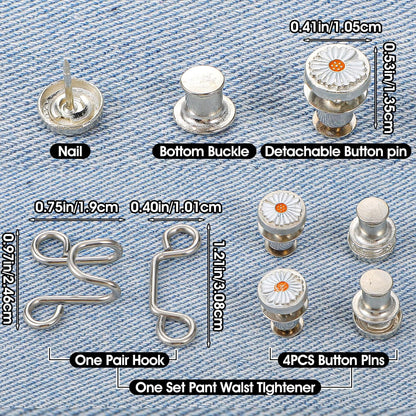 Waistella™ – Reusable Button Tightener for Better Fit (2+2 Free)