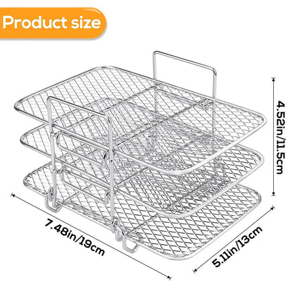 Cravell™ – Stackable Cooking Rack for Even Air Frying (50% Off)