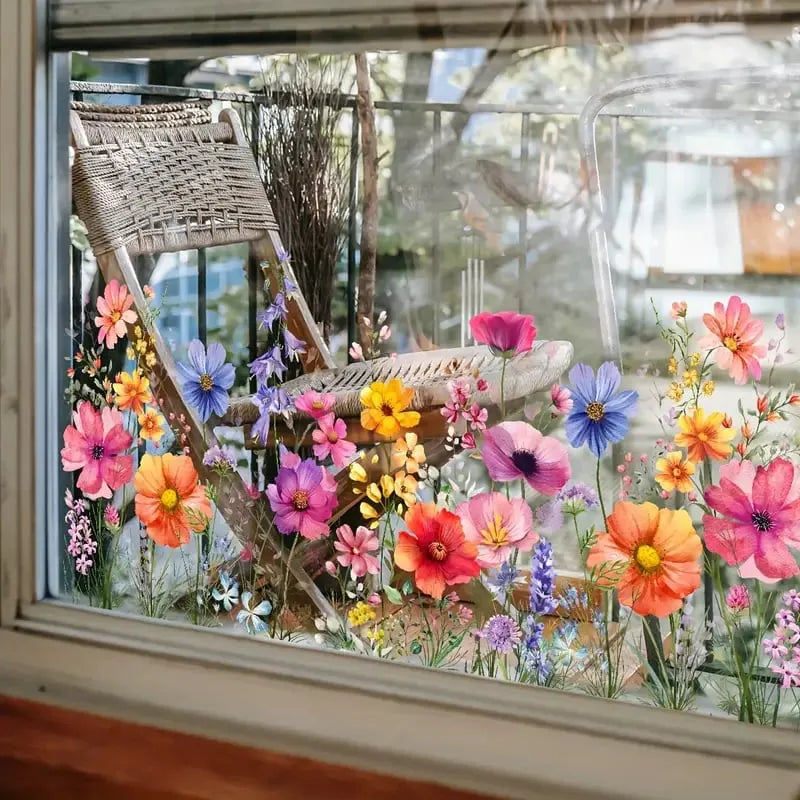 Florenza™ - Floral Window Stickers for a Bright Spring Refresh (2+1 Free)