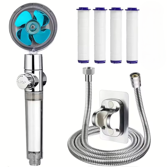 Turbelle™ - 360° Rotating High-Pressure Shower Head Set (50% Off)