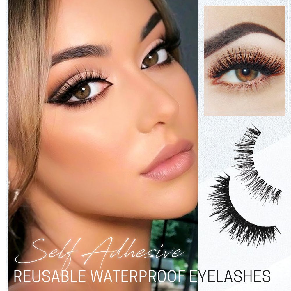Chic Allure™ - Self - Adhesive, Reusable Waterproof Lashes (1+2 Free) - Evesbury