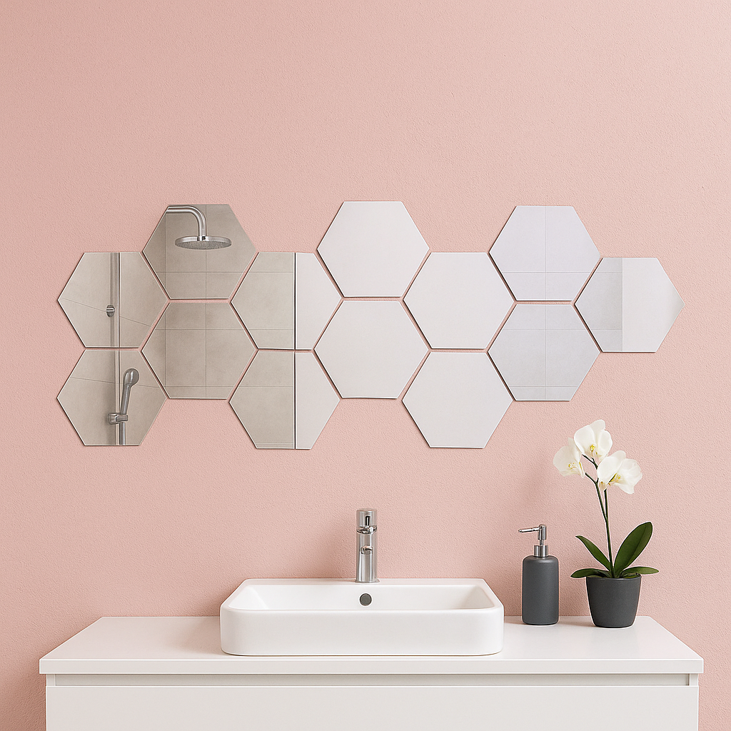 Mirari™ – Decorative Hexagon Wall Mirrors  (6+6 Free)