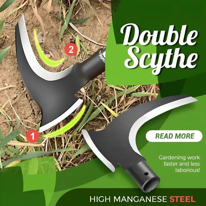 Hortex™ - Manganese Steel Double Scythe (60% Off) - Evesbury
