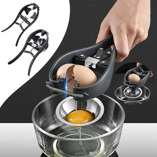 Clevo™ - Mess-Free Stainless Steel Egg Cracker & Seperator
