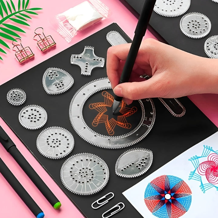 Whirlia™ – Spiral Drawing Tool for Creative Play Set (50% Off)
