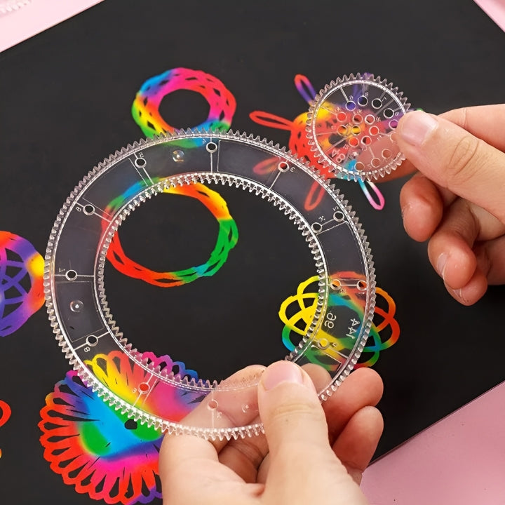 Whirlia™ – Spiral Drawing Tool for Creative Play Set (50% Off)