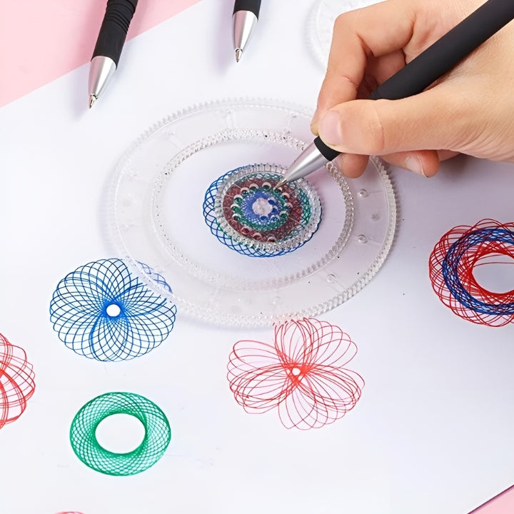 Whirlia™ – Spiral Drawing Tool for Creative Play Set (50% Off)