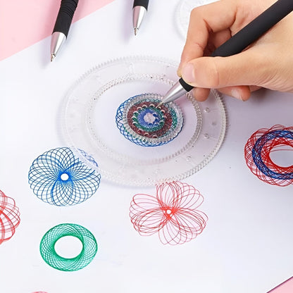 Whirlia™ – Spiral Drawing Tool for Creative Play Set (50% Off)