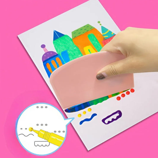 CraftWhirl™ - Colorful Scratch Painting Activity Kit (50% Off)