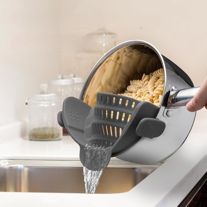Strainex™ - Clip-On Strainer for Easy Draining