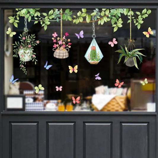 Florenza™ - Floral Window Stickers for a Bright Spring Refresh (2+1 Free) - Evesbury