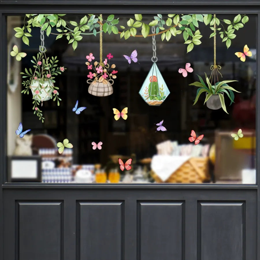 Florenza™ - Floral Window Stickers for a Bright Spring Refresh (2+1 Free)