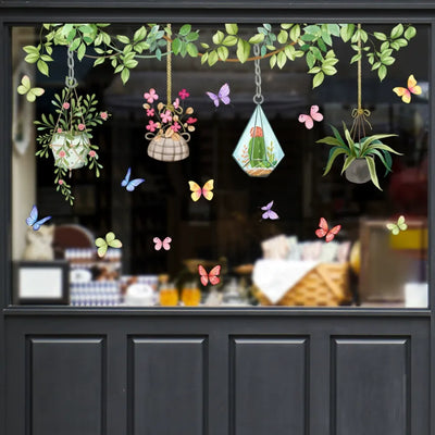 Florenza™ - Floral Window Stickers for a Bright Spring Refresh (2+1 Free)