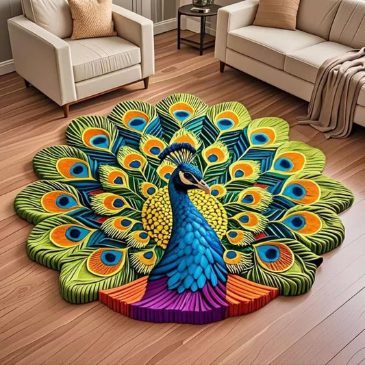 Caurelle™ – Elegant Non-Slip Peacock Mat (50% Off)
