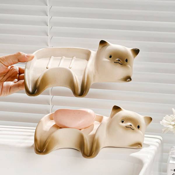CasaMew™ – Whimsical Siamese Dish for Soaps (50% Off)