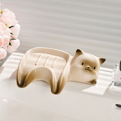 CasaMew™ – Whimsical Siamese Dish for Soaps (50% Off)
