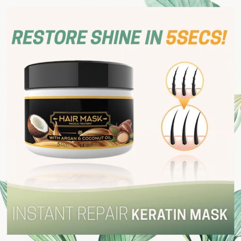 Keratex™ - Keratin Silk & Gloss Hair Mask (1+1 Free) - Evesbury
