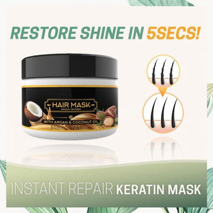 Keratex™ - Keratin Silk & Gloss Hair Mask (1+1 Free) - Evesbury