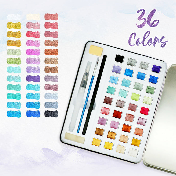 Maybloom™ - Metallic Water Paint Set for Shimmering Spring Art