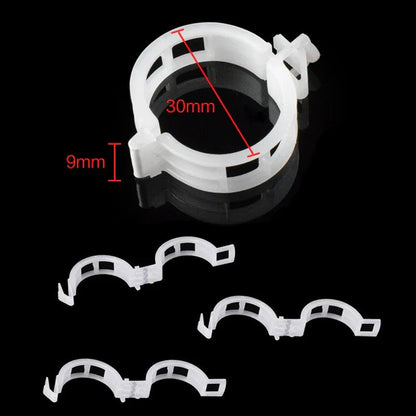 Evergrow™ - 100 Plant Support Clips for Grafting & Fixing (50% Off) - Evesbury