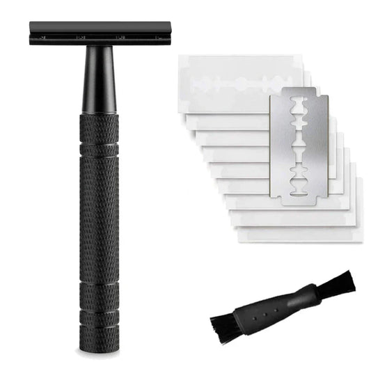 Shaveli™ - Safety Razor + 10 Free Premium Blades (40% Off) - Evesbury