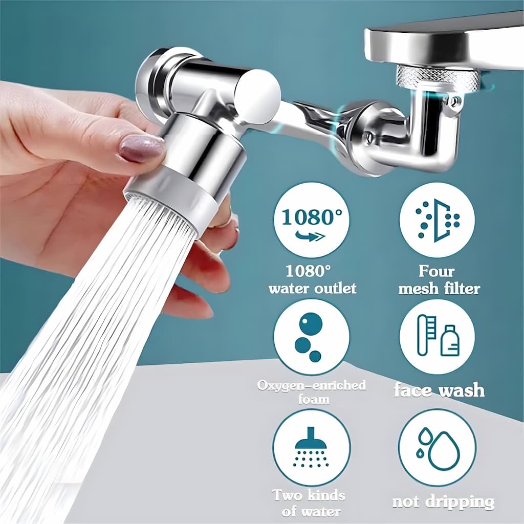 Barea™ - Universal 1080° Rotating Robot Faucet (50% Off)